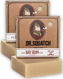 Dr. Squatch Bay Rum Soap 2-Pack Bundle – Men's Naturally Fresh Scented Natural Bar