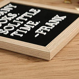 Letter Board by Crystal Lemon, Felt Letter Board, 10x10 inches, Changeable Wooden