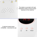 Nail Dryer Lamp, Professional Gel Polish Nail Curing Lamp Machine for Manicure, Pedicure, Home and Salon, 24w