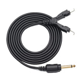 JellyfishPro Premium Quality 79 Inches Silicone Soft Tattoo Clip Cord RCA Cord Injection Molding Process for Tattoo Machine (Clip, Black)