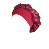 Ever Fairy Polyester Night Cap,Women Curly Girl Slap Headwear Sleep Slouchy Bonnet Cap with Premium Width Elastic Band
