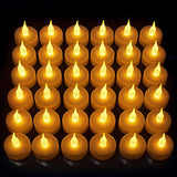 Vont LED Candles, Lasts 2X Longer, Realistic Tea Lights Candles, LED Tealight Candles