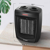 andily Space Heater Electric Heater for Home and Office Ceramic Small Heater