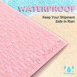 UCGOU 4x8" Light Pink Bubble Mailers Padded Envelopes Shipping Bags 50pcs