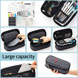 EASTHILL Big Capacity Pencil Pen Case Office College School Large Storage