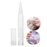 10pcs 5ml Empty Transparent Twist Pen, Cosmetic Container Tube Lip Gloss Nail Oil Eyelash Growth Liquid Brush Applicators for Women Makeup Convenient Use