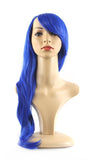 Xiaoyu 20"70cm Natural Design Long-length Cosplay Costume Party Wigs - Navy Blue