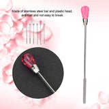 6 pieces Permanent Tattoo Ink Mixer Stainless Steel Spoon Makeup Eyebrow Tattoo Microblading Tool Crystal Ink Spoon Pigment Mixing Stirring Rods Sticks BodyArt Accessories (6pcs)