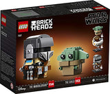 LEGO BrickHeadz Star Wars The Mandalorian & The Child 75317 Building Kit, Toy