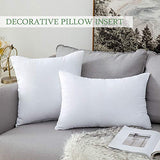 MIULEE Throw Pillow Insert Hypoallergenic Premium Pillow Stuffer Sham Square