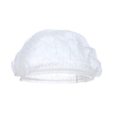 Tvoip 100Pcs 19" Disposable Cap Hair Net Cap Hair Hat Anti Dust Net Bouffant Cap Non-Woven Head Cover Hat Elastic Cleaning Hair Protect Hat Cap (White)