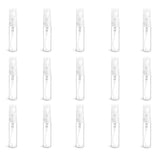 MagnaKoys 5 ml Perfume Cologne Body Clear Glass Vials w/Natural Sprayers and Clear Overcaps (2.87" - 5ml -15 pcs. Vial Sprayers)