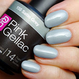 Pink Gellac 155 Satin Grey Soak-Off UV/LED Gel Polish