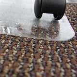 OFM ESS Collection Chair Mat with Lip for Carpet, 36" x 48", Clear