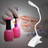 Desk Lamp, USB Tattoo Beauty Lamp with Cold Light and Clip Design for Eyebrow Tattoo Manicure Eyelash Extension and Reading