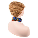 FASHION LADY Finger Wave Mommy Hair Wig Short Curly Wigs 100% Human Hair Short Wavy Curly Wig Pixie Cut Wig For Black Women Daily Use(Color 27)