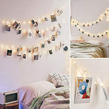 40 LEDs 20 Photo Clips String Fairy lights Battery Powered Decoration for Living Room