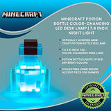 Minecraft Potion Bottle Light Color-Changing LED Lamp | 7 Inch Night Light