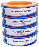 ChoiceRefill Compatible with Diaper Genie Pails, 4-Pack, 1080 Count