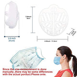 3D Mask Bracket, Silicone Mask Inner Support Frame for Lipstick Protection Reusable