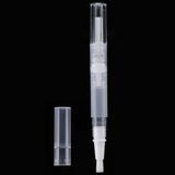 20 Pack 3ml Transparent Empty Twist Nail Cuticle Oil Pen Tube for Lip Gloss Nail Polish Eyelash Growth Liquid