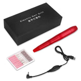 ELEVEN EVER Electric Nail Drill, Professional Portable Nail File Drill Grinder Manicure Pedicure Tools for Polishing, Sanding, Removing Gel and Acrylic Nails (ND-01red)