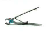 Deluxe Wide Jaw opening Large Nail Clipper Stainless Steel Sharp Sturdy Toenail Clippers (Gray)