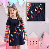 VIKITA 2018 Toddler Girls Dresses Long Sleeve Girl Dress for Kids 3-8 Years LH5805, 2T