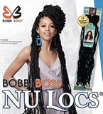(6-PACK) Bobbi Boss Synthetic Hair Crochet Braids African Roots Braid Collection Nu Locs 24" (2)