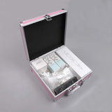 Charme Princesse Permanent Makeup Machine Kit with 15pcs Cartridge Needles Eyeliner Eyebrow Ruler Practice Skin Ring Cup Microblading Supplies Pigments EK505