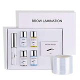 Brow Lamination Kit, Professional Brow Lift Kit, DIY Eyebrow Lamination Kit for Fuller Feathered Eyebrows, Eyebrow Salon at Home, Easy to Use, Long Lasting, Y Brush and Film Included