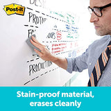 Post-it Dry Erase Whiteboard Film Surface for Walls, Doors, Tables
