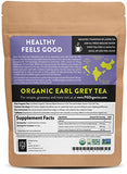 Organic Earl Grey Loose Leaf Tea | Brew 50 Cups | Blended in USA | 4oz/113g Resealable