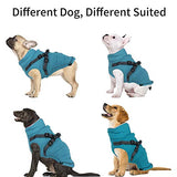 Dog Winter Coat with Harness, Windproof Reflective Easy Control Dog Jacket