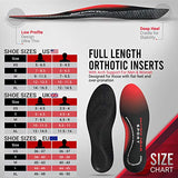 Physix Gear Sport Full Length Orthotic Inserts with Arch Support - Best Insoles