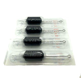 Flat Tip 1" Clear Tube Needle Combo 20pcs (15 Round Mag)