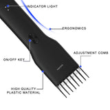 3T6B Hair Clipper, Wireless Household Electric Hair Clippers Electric Manscaping Hair Trimmer Rechargable Waterproof Wet/Dry Hair Clippers for Adult Children (Black)