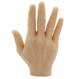 Tattoo Practice Fake Hand - Yuelong Silicone Right Palm Tattoo Practice Hand Fake Skin Tattoo Hand Practice Skin Dummy Fake Tattoo Skin for Tattoo Artists and Beginners Tattoo Supplies (Right)