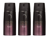 Axe Deodorant Body Spray Black Night Mens Fragrance 150ml/5.07oz (3-Pack)