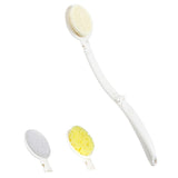 Fealay Soft Shower Body Brush Back Scrubber Massage Bristles Bath Brush with Long Handle Body Brush Lotion Applicator and Massager