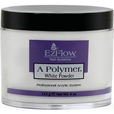 EZ Flow A Polymer White False Nails, 4 Ounce