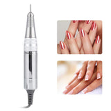 Electric Nail File Drill Professional Finger Toe Nail Polishing Machine 35000RPM Handle Pedicure Replacement