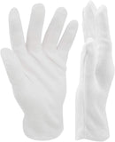 VSILE 12 Pairs Moisturizing Gloves,White Cotton Gloves,Spa Gloves Inspection Gloves, Make-up Moisturizing Hands, Jewelry, Silver Photo Inspection