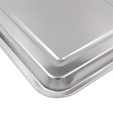 Tattoo Stainless Steel Tray - Autdor 2 Pack Stainless Steel Tattoo Trays 13.5" X 10" Dental Medical Tray Body Piercing Instrument Tray Flat Tool for Tattoo Supplies, Tattoo Kits