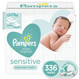Baby Wipes, Pampers Sensitive Water Based Baby Diaper Wipes, Hypoallergenic