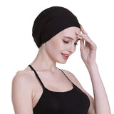 2 Pcs Satin Lined Sleeping Cap for Curly Hair Women,Outer-100% Bamboo Viscose, for Girls