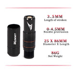 Mummy Rotary Tattoo Pen Machine Japan Motor 3.5mm Stroke Length Aluminum Frame for Tattoo Eyebrow and Lips