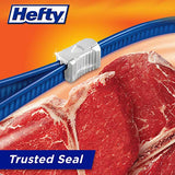 Hefty Slider Freezer Storage Bags, Quart Size, 105 Count
