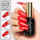 MEFA No Wipe Top Coat and Base Coat Set, 10ml 2 Bottles Soak Off Gel Nail Polish