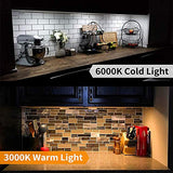 LED Under Cabinet Lighting, Under Counter Lighting with 33 LEDs and Touch